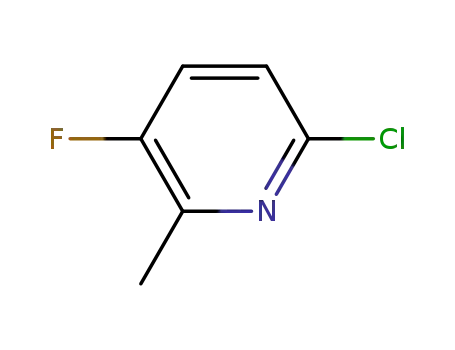 Molecular Structure of 884494-78-4 (2-CHLORO-5-FLUORO-6-PICOLINE)