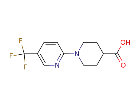 Molecular Structure of 406476-31-1 (5'-TRIFLUOROMETHYL-3,4,5,6-TETRAHYDRO-2H-[1,2']BIPYRIDINYL-4-CARBOXYLIC ACID)