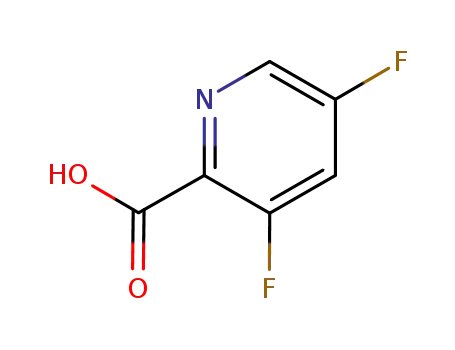 Molecular Structure of 745784-04-7 (3,5-Difluoropicolinic acid)