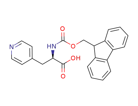 Molecular Structure of 205528-30-9 (Fmoc-3-(4-pyridyl)-D-alanine)