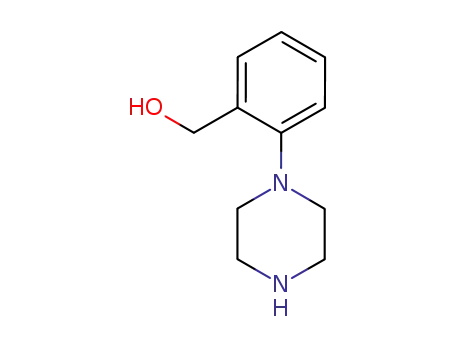 Molecular Structure of 321909-01-7 (2-(1-Piperazinyl)benzyl alcohol)