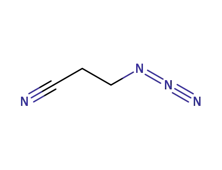 Molecular Structure of 23648-56-8 (Propanenitrile, 3-azido-)