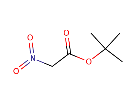 Molecular Structure of 18598-93-1 (Acetic acid, 2-nitro-, 1,1-dimethylethyl ester)