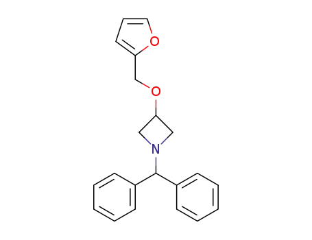 Molecular Structure of 1309208-08-9 (1-benzhydryl-3-(furan-2-ylmethoxy)azetidine)