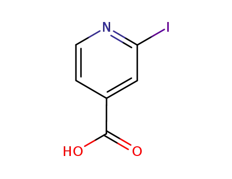 Molecular Structure of 58481-10-0 (2-IODO-ISONICOTINIC ACID)