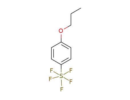 Molecular Structure of 1272542-13-8 (1-(n-propoxy)-4-(pentafluorosulfanyl)benzene)