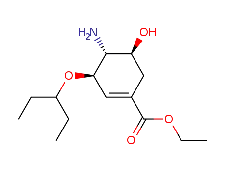 ethyl (3R,4R,5S)-4-amino-3-(1-ethylpropoxy)-5-hydroxy-1-cyclohexene-1-carboxylate