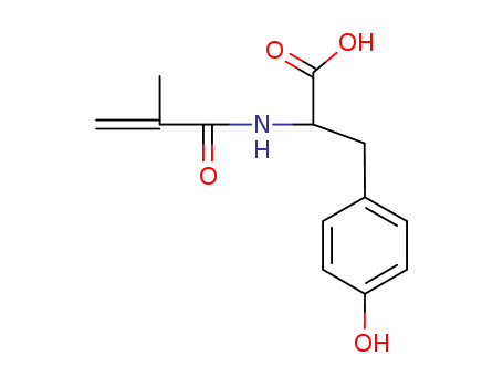 Molecular Structure of 118605-48-4 (L-Tyrosine, N-(2-methyl-1-oxo-2-propenyl)-)