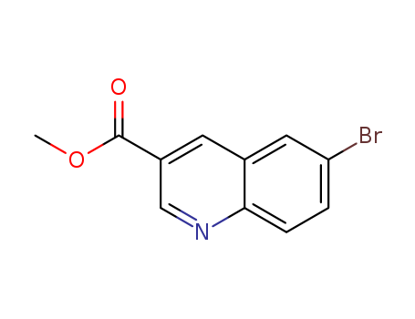 3-Quinolinecarboxylic acid, 6-broMo-, Methyl ester