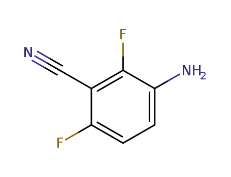 Molecular Structure of 143879-78-1 (3-AMINO-2,6-DIFLUOROBENZONITRILE)