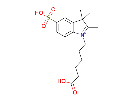 1-(ε-carboxypentyl)-2,3,3-trimethyl indolenium-5-sulfonate