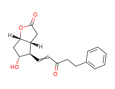 (3aR,4R,5R,6aS)-5-hydroxy-4-((E)-3-oxo-5-phenylpent-1-enyl)hexahydro-2H-cyclopenta[b]furan-2-one