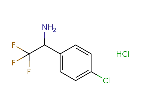 Molecular Structure of 65990-86-5 (2,2,2-TRIFLUORO-1-(4-CHLORO-PHENYL)-ETHYLAMINE HYDROCHLORIDE)