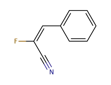 Molecular Structure of 140137-13-9 (2-Propenenitrile, 2-fluoro-3-phenyl-, (E)-)