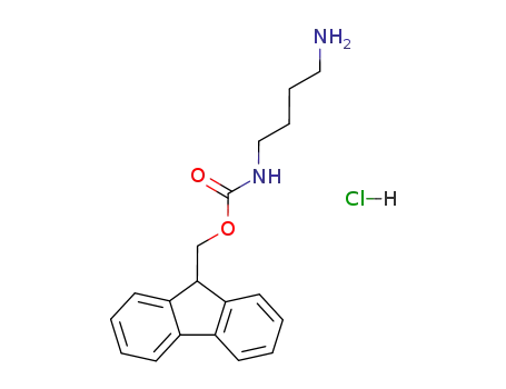Molecular Structure of 321660-77-9 (FMOC-1,4-DIAMINOBUTANE HYDROCHLORIDE)