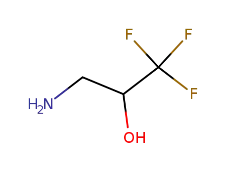 Molecular Structure of 431-38-9 (3-AMINO-1,1,1-TRIFLUORO-2-PROPANOL)
