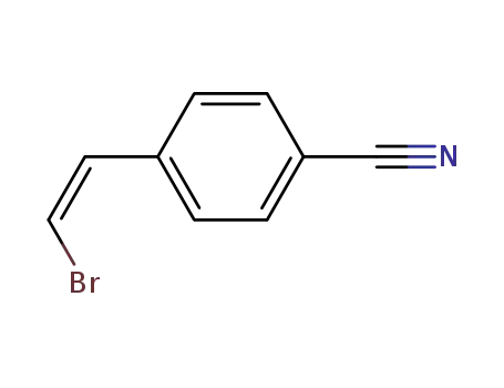 Benzonitrile, 4-(2-bromoethenyl)-, (Z)-