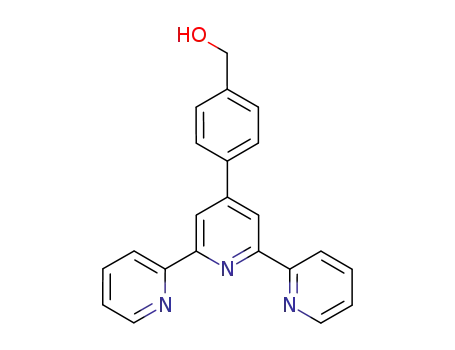 Molecular Structure of 447399-94-2 ([4-(2,2':6',2''-TERPYRIDIN-4'-YL)PHENYL]METHANOL)
