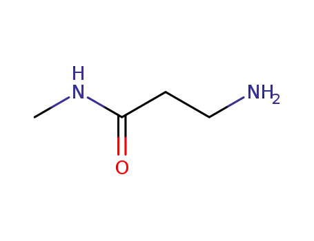 Molecular Structure of 4874-18-4 (3-amino-N-methylpropanamide)