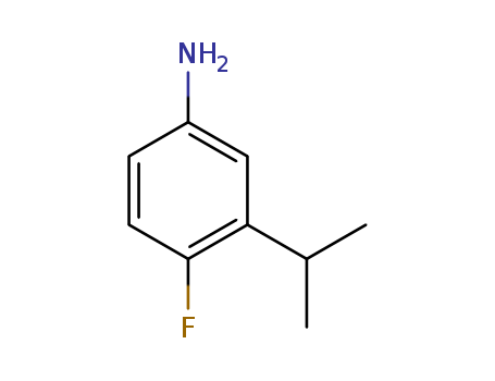 Benzenamine, 4-fluoro-3-(1-methylethyl)-