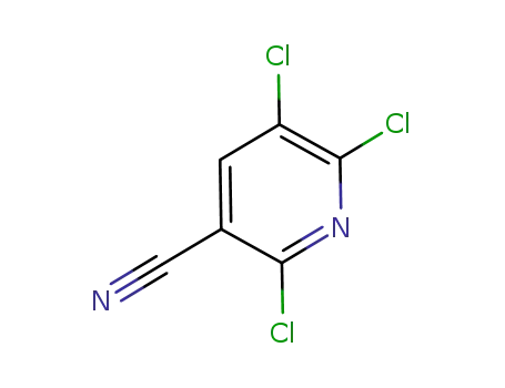 Molecular Structure of 40381-92-8 (2,5,6-Trichloro-3-pyridinecarbonitrile)