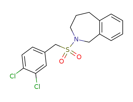 1H-2-Benzazepine,
2-[[(3,4-dichlorophenyl)methyl]sulfonyl]-2,3,4,5-tetrahydro-