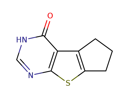 Molecular Structure of 14346-25-9 (1,2,3,5-TETRAHYDRO-8-THIA-5,7-DIAZA-CYCLOPENTA[A]INDENE-4-ONE)
