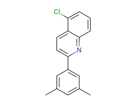 Molecular Structure of 1404491-66-2 (5-Chloro-2-(3,5-diMethyl-phenyl)-quinoline)