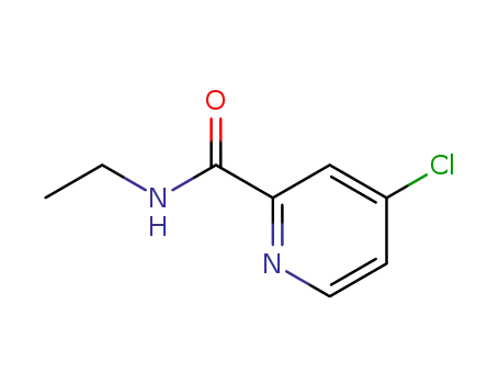 Molecular Structure of 604813-07-2 (N-ETHYL-4-CHLORO-PYRIDINE-2-CARBOXAMIDE)