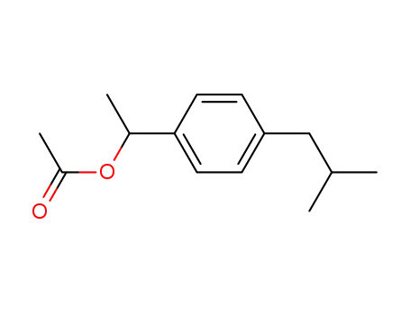 Benzenemethanol, -alpha--methyl-4-(2-methylpropyl)-, acetate (9CI)