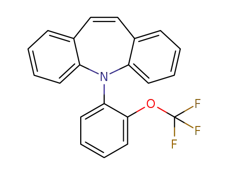 Molecular Structure of 1414856-44-2 (5-(2-(trifluoromethoxy)phenyl)-5H-dibenzo[b,f]azepine)