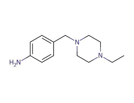 Molecular Structure of 611225-86-6 (4-(4-ETHYL-PIPERAZIN-1-YLMETHYL)-PHENYLAMINE)