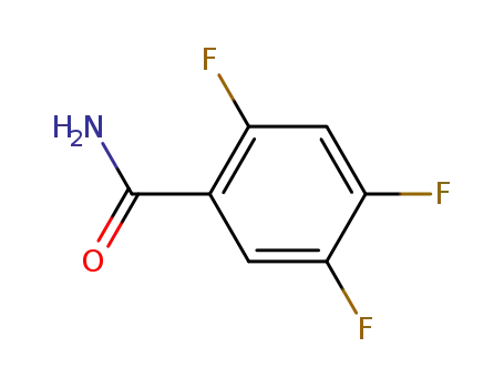Molecular Structure of 98349-23-6 (2,4,5-Trifluorobenzamide)