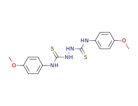 N,N'-bis(4-methoxyphenyl)hydrazine-1,2-bis(carbothioamide)