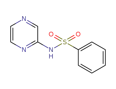 Molecular Structure of 7471-20-7 (N-(pyrazin-2-yl)benzenesulfonamide)