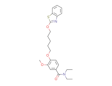 4-(5-(benzo[d]thiazol-2-yloxy)pentyloxy)-N,N-diethyl-3-methoxybenzamide