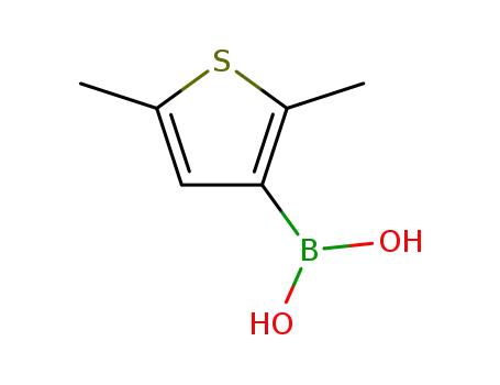 Molecular Structure of 162607-23-0 (2,5-Dimethylthiophene-3-boronic acid)