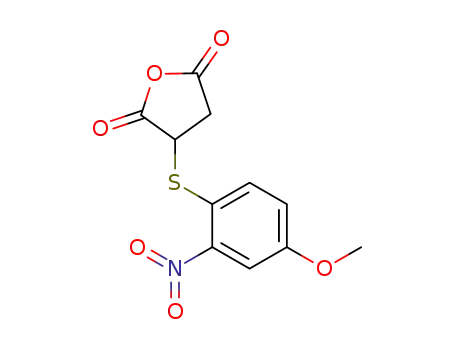 2,5-Furandione, dihydro-3-[(4-methoxy-2-nitrophenyl)thio]-