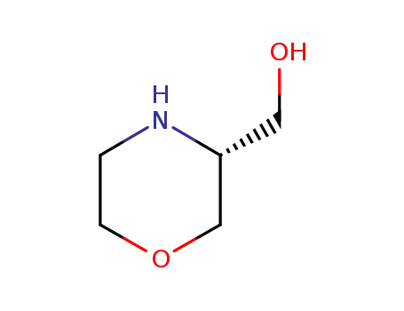 Molecular Structure of 211053-49-5 (3(R)-HYDROXYMETHYLMORPHOLINE)