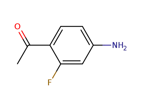 Molecular Structure of 112279-56-8 (1-(4-AMINO-2-FLUOROPHENYL)ETHANONE)