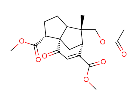 Dimethyl 13-acetoxy-10-oxocedr-8-ene-12,15-dioate