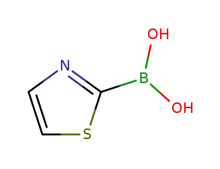 Molecular Structure of 389630-95-9 (1,3-THIAZOLE-2-BORONIC ACID)