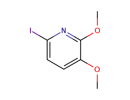 Molecular Structure of 321535-23-3 (6-Iodo-2,3-dimethoxypyridine)