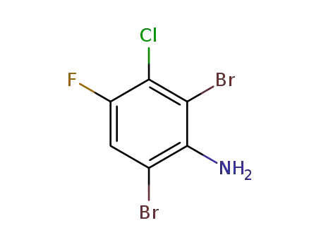Molecular Structure of 175135-09-8 (3-CHLORO-2,6-DIBROMO-4-FLUOROANILINE)