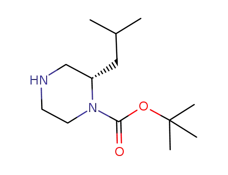 Molecular Structure of 674792-06-4 ((S)-1-N-Boc-Isobutylpiperazine)