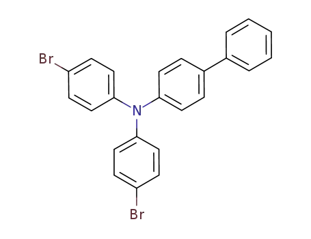 Molecular Structure of 884530-69-2 (4,4'-DIBROMO-4''-PHENYLTRIPHENYLAMINE)