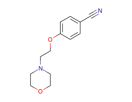 Molecular Structure of 34334-04-8 (4-(2-MORPHOLIN-4-YLETHOXY)BENZONITRILE)