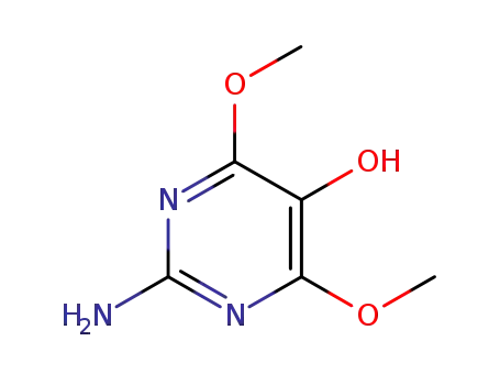 Molecular Structure of 267224-18-0 (5-Pyrimidinol, 2-amino-4,6-dimethoxy- (9CI))