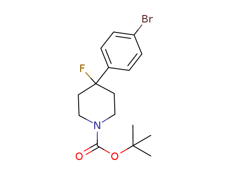 tert-butyl 4-fluoro-4-[4-(4,4,5,5-tetramethyl-1,3,2-dioxaborolan-2-yl)phenyl]piperidine-1-carboxylate