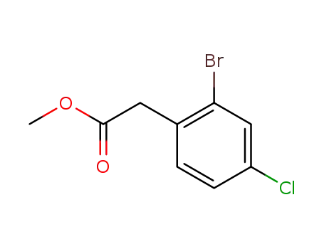 Molecular Structure of 115871-49-3 (METHYL ALPHA-BROMO-2-CHLOROPHENYLACETATE)